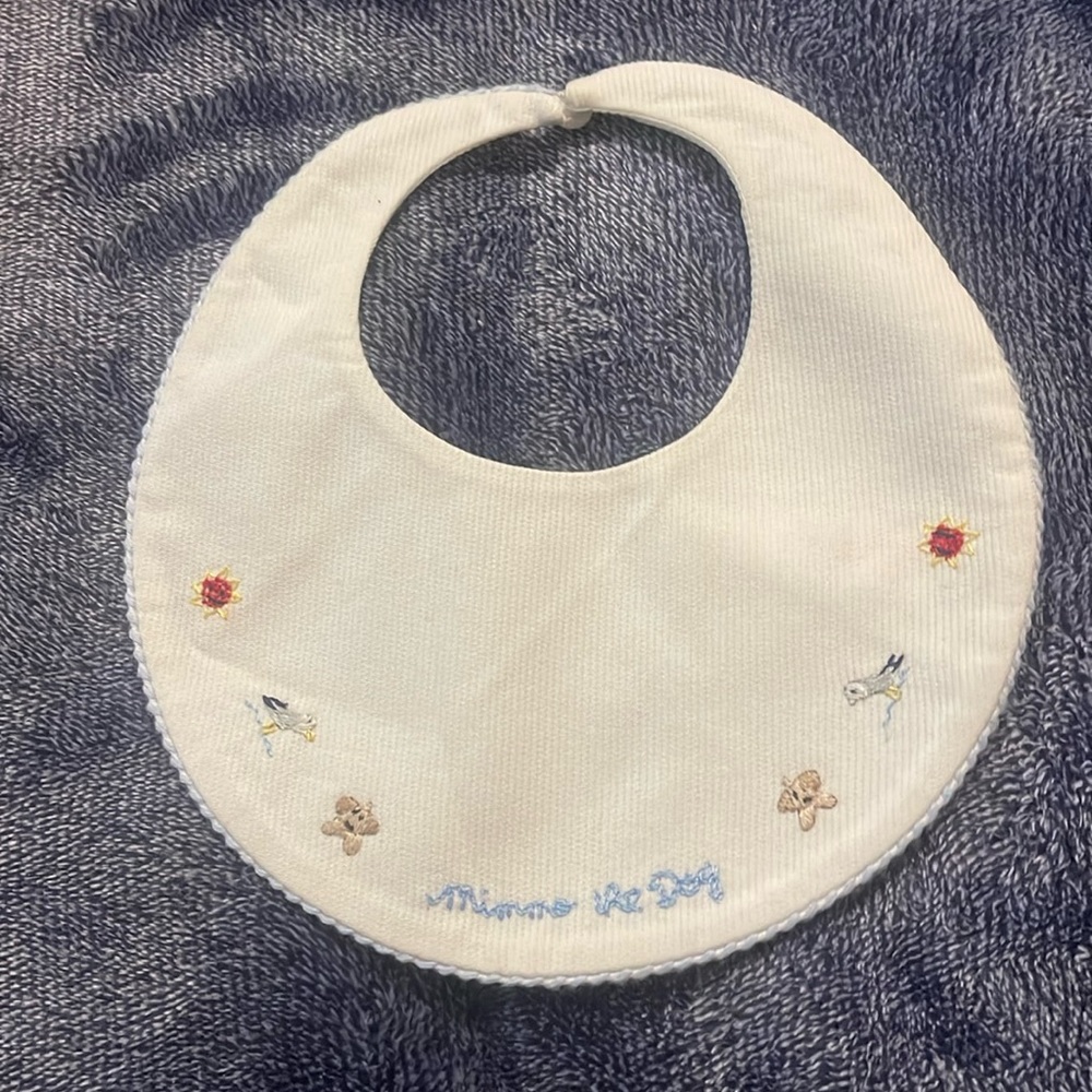 Authentic dolce and gabbana baby bib